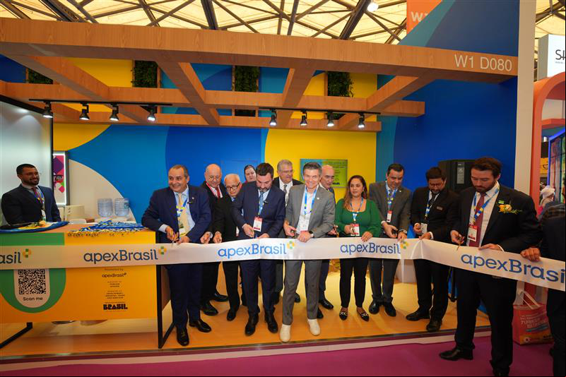Em Xangai, ApexBrasil inaugura pavilhão nacional na SIAL China 2025 com a presença de 53 empresas brasileiras 