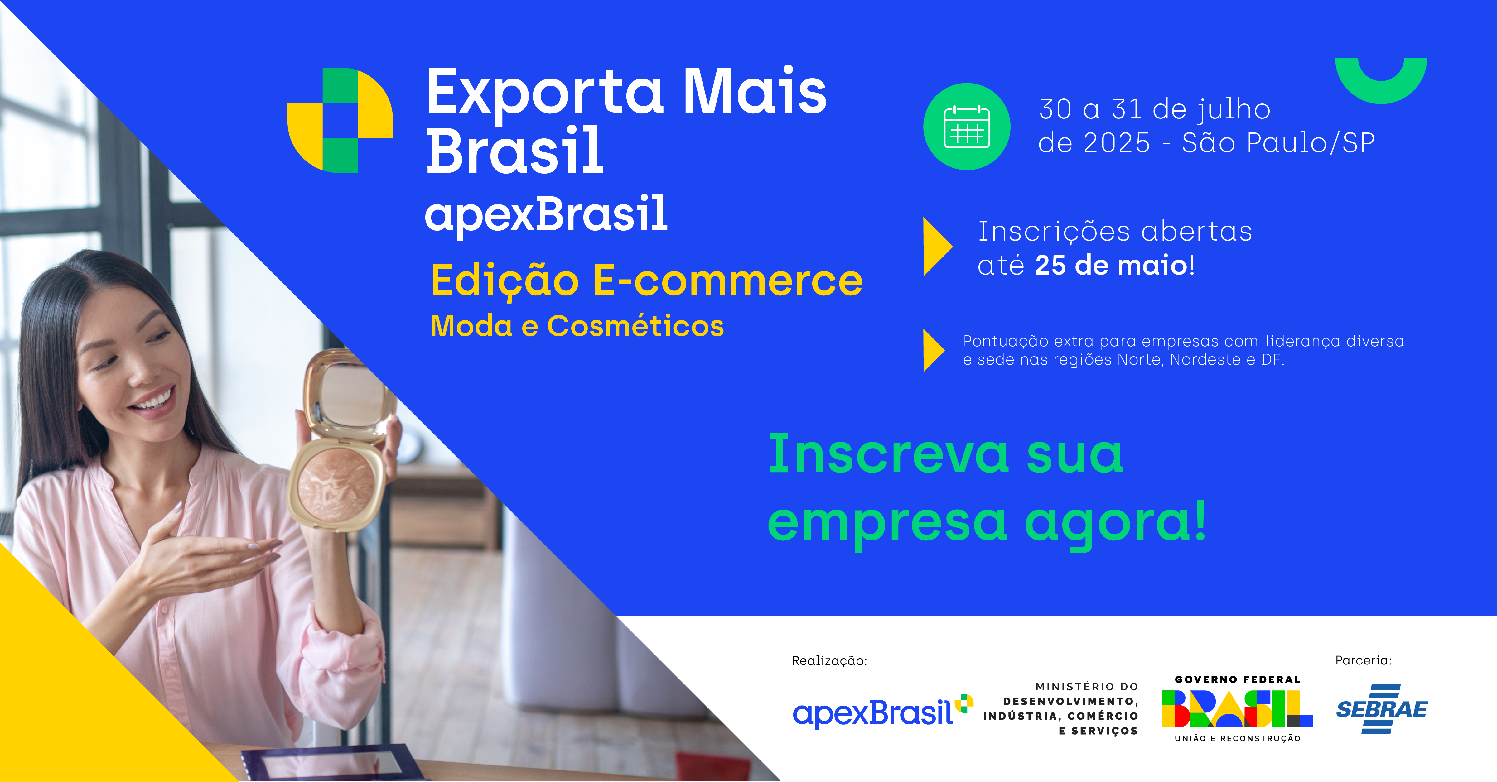 Inscrições abertas para rodada de negócios internacionais com foco em e-commerce para os setores de Moda e Cosméticos